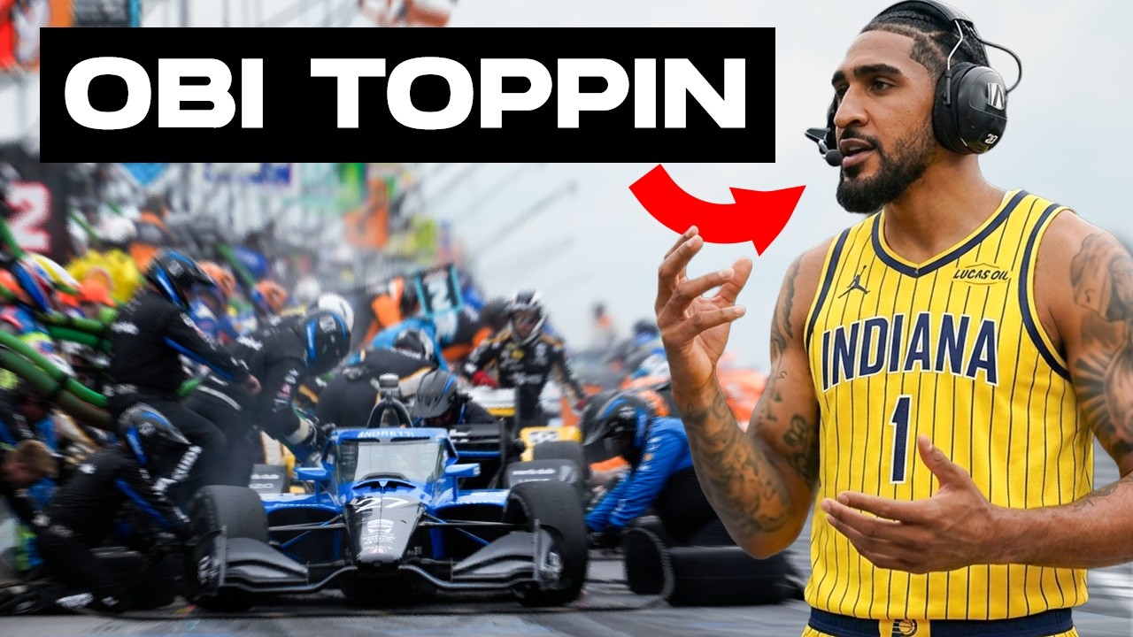 Click to watch the video “NBA Player Joins a Professional Pit Crew!”