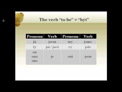 Learn Czech A1/A2: Introducing yourself + the verb "to be"