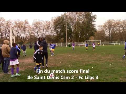 12/11/16 Fc LILAS U13 - 1er tour coupe 93 Ile Saint Denis Vs Fc Lilas