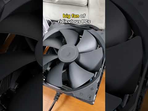 BIG FAN on small pc #shorts