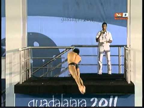 Iván García, Rommel Pacheco. Final plataforma 10m. Panamericanos 2011 (1a parte)