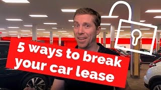 5 Ways to Get Out of a Car Lease Before the End