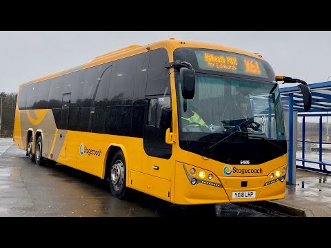 GoPro View: Stagecoach Fife 54505 (YX18LHP) Volvo B8RLE/Plaxton Panther LE