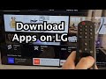 LG Smart TV How To Download Apps