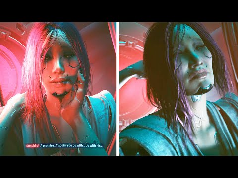 Disconnect Songbird From Black Wall VS Keeps Her Connected - Cyber Punk 2077: Phantom Liberty