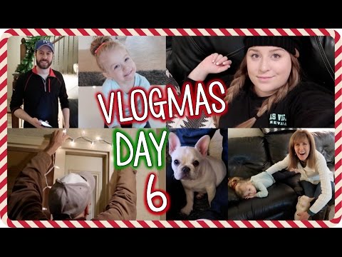 Hanging Christmas Lights & Family Time!! | Vlogmas Day 6 Video