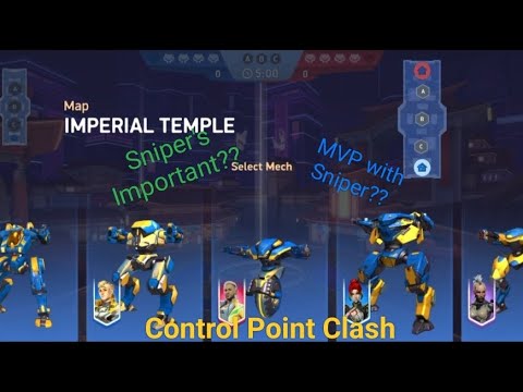 Mech Arena: But Sniper Becomes MVP | Control Point Clash Gameplay