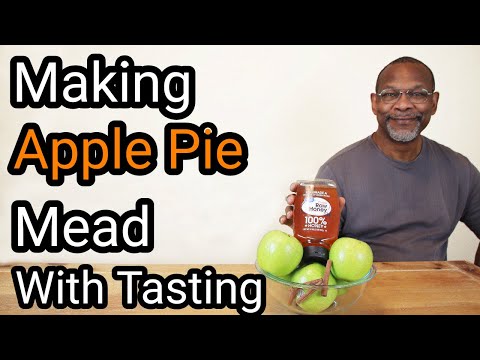 Making Apple Pie Mead 12% ABV
