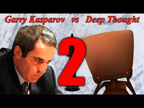 Partite Commentate di Scacchi 413 - Kasparov vs Deep Thought - Deep Trouble - 1989 [D20]