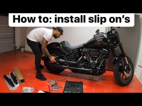 2020 Low rider s Vance and Hines slip on's install