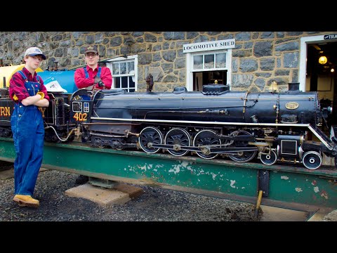 Firing up and Running Northern Live Steam Locomotive 402 | Marshall Steam Museum