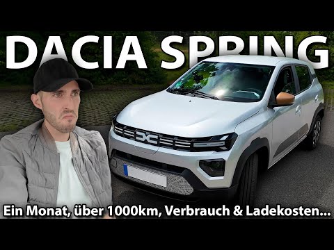 DACIA SPRING 2025 CONCLUSION - One month, over 1000km, fuel consumption & charging costs...