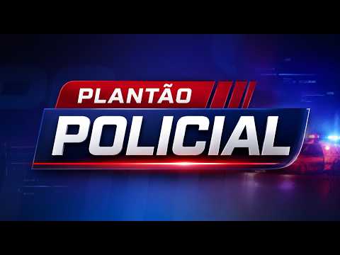 Policiais com Luciano Andrade
