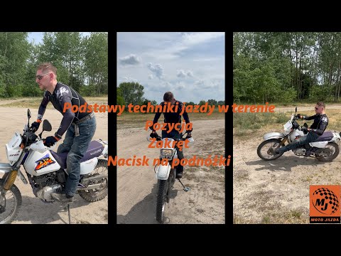 Podstawy techniki jazdy w terenie - pozycja, nacisk na podnóżki, noga w zakręcie