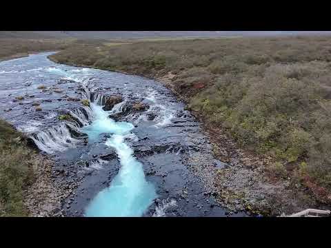 【冰島】藍色秘境瀑布｜Br&uacute;arfoss, Iceland｜#djineo