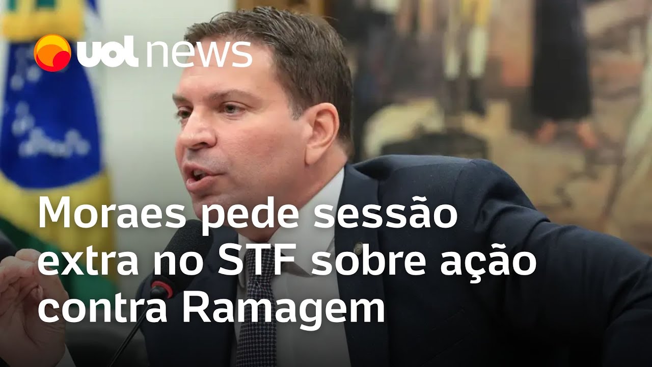Moraes pede sessão virtual no STF para analisar suspensão de ação contra Ramagem