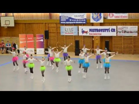 Mažoretky Lassies Brno - MINI - MČR B 2016 - 13.místo