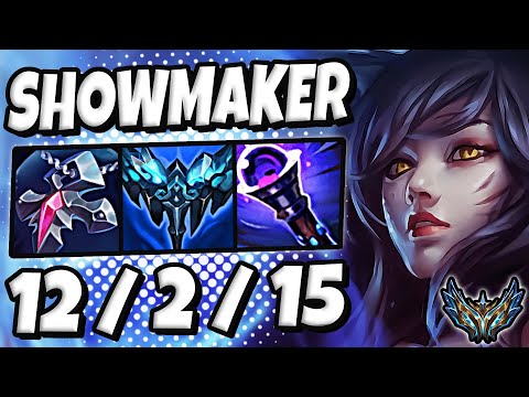 Ahri vs Irelia MID [ DK ShowMaker ] Patch 12.12 Korea Challenger ✅