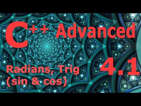 Advanced C Programming Tutorial 4 1 Radians Trig sin cos Unit Circle