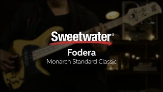 Video thumbnail for Fodera Monarch 4 Standard Classic Bass Demo by Sweetwater