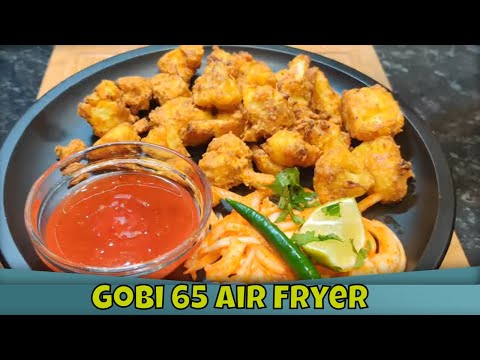 Gobi 65 Air Fryer | Cauliflower Recipe @EktasKitchen
