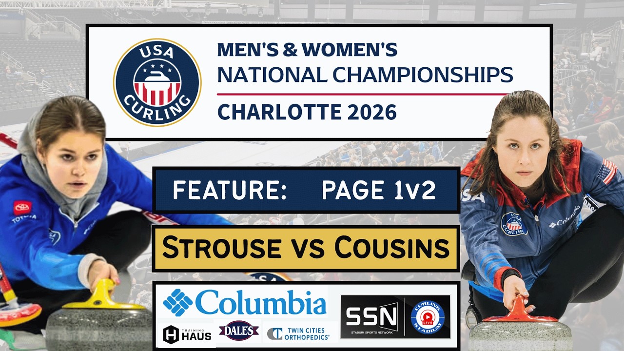 FEATURE: Elizabeth Cousins vs. Delaney Strouse - Draw PGs - USA Curling National Championships [C]