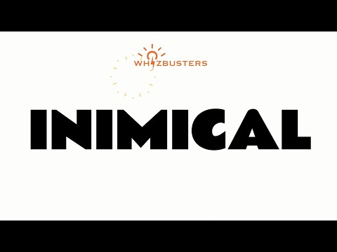 INIMICAL (adjective) Meaning, Pronunciation and Examples in Sentences | GRE GMAT LSAT SAT ESL TOEIC