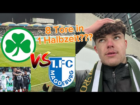 8 goals in one half?!?!😱 SpVgg Fürth vs FC Magdeburg | Stadium vlog MLN7