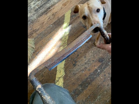 Sharpening a Rusty Drawknife