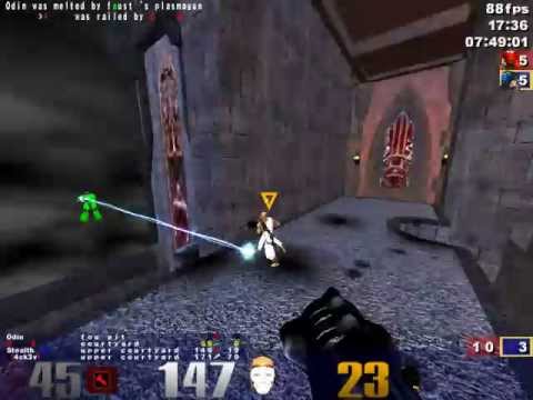 Quake Rocket Arena (RA3) oneeighty Headnut map11