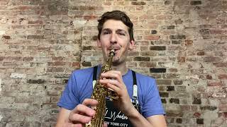 Video thumbnail for Play Testing a Yani SWO1 Soprano Sax! Yanagisawa SW01 Pro Soprano from Japan! by JL Woodwinds