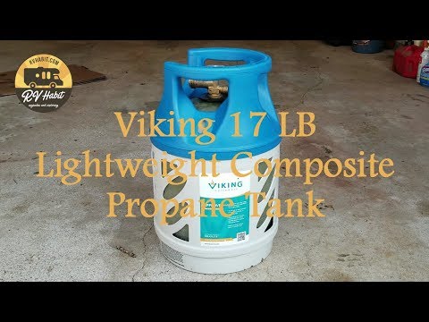 17lb Capacity Lightweight Composite Propane / LPG Tank / Cylinder by Viking - Review