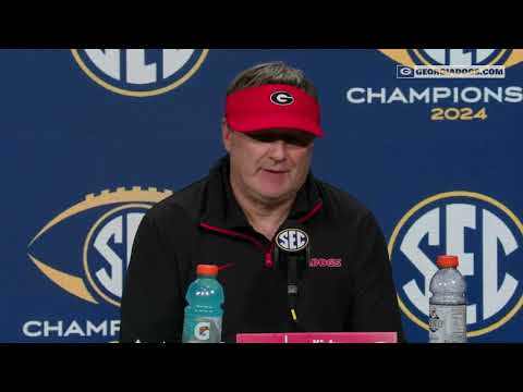 Georgia Football: Head Coach Kirby Smart SEC Championship Game Postgame Press Conference