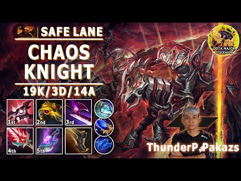 Chaos Knight Safe Lane | 7.31c | ThunderP.Pakazs Pos 1 CK Play | ThunderP vs TS | Stockholm Major