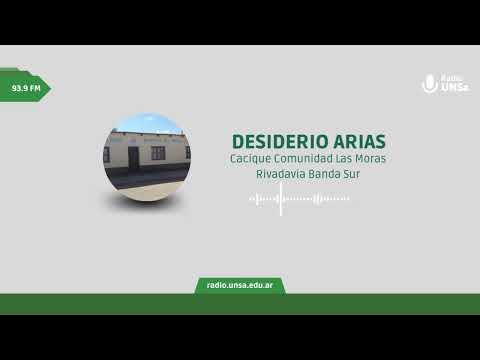 DESIDERIO ARIAS - CACIQUE COMUNIDAD LAS MORAS RIVADAVIA BANDA SUR.