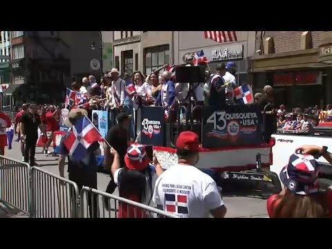 Marchers, spectators celebrate 2025 National Dominican Day Parade in Midtown Manhattan
