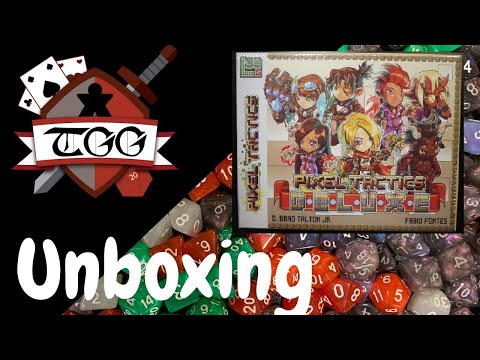 Pixel Tactics Deluxe Board Game Unboxing