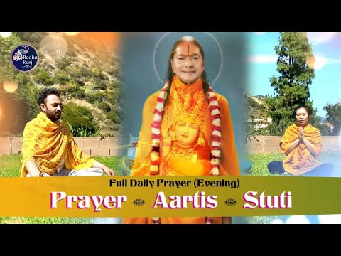 🕯️🪔Aarti | Daily Evening Routine | Stuti | Jagadguru Shri Kripalu Ji Maharaj | Radha Kunj