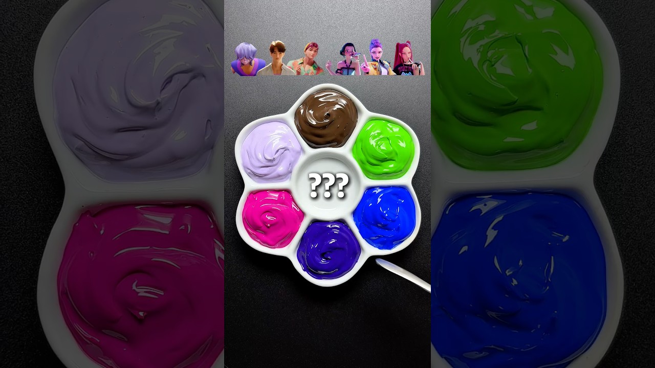 KPop Demon Hunters Color Mixing (Part 78) #kpopdemonhunters #colormixing #sodapop #sharkzhan