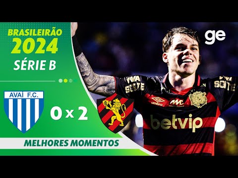 Gols e lances de Avaí x Sport