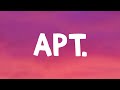 ROSÉ Bruno Mars APT Lyrics