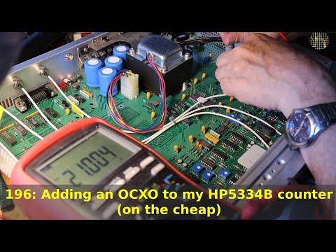 196 - Adding an OCXO to my HP5334B counter - on the cheap