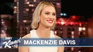 Mackenzie Davis on Arnold Schwarzenegger & Fighting Naked in Terminator video