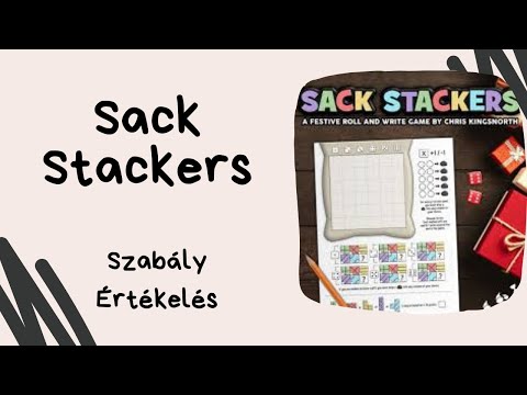 Hogyan csomagoljunk ajándékokat? Sack Stackers társasjáték játékbemutató és szabályismertető - Társasozz Okosan!