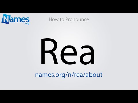 How to Pronounce Rea