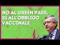 No to the Green Pass, Yes to Mandatory Vaccination - Alessandro Barbero's Opinion