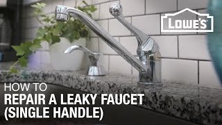 How to Fix A Dripping or Leaky Single Handle Faucet thumbnail