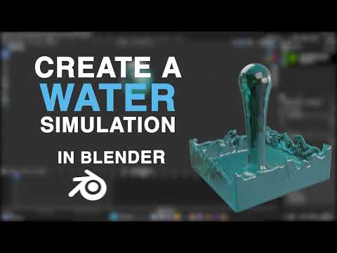 Water Simulation/Animation Tutorial in Blender! #quicktip #blender3d