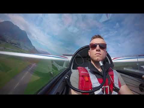 Aerobatics over Buochs Airport LSZC