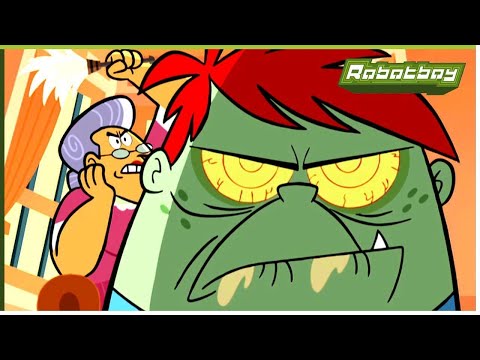 Gus goes mad 🎃 Robotboy 🎃 Halloween Compilation 🎃